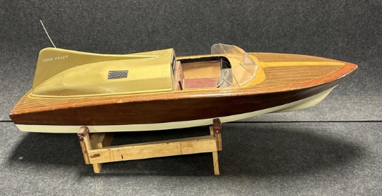 Chris Craft Gas Powered 55" Wooden Boat