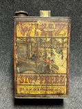 Whiz Stop Freez Hollingshead Co 1 Gallon Anti Freeze Can Ca. 1920s
