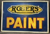 Rogers Paint Advertising Sign w/ Reflective Paint