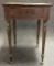 19th Century Sheraton One Drawer Nightstand w Fine Turned Legs