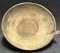 Antique 19th Century Hand Carved Wooden Bowl w Make Do Repair