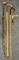 Lot 4 Antique Hand Carved Walking Stick Canes