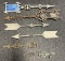 Lot of 6 Antique Weathervane Directionals