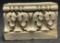 Ornate Floral Antique Architectural Terra Cotta w Majolica Finish