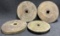 Lot of 4 Antique Grinding Stones