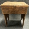 Antique 19th Century Slant Top Writing Desk w High Arch Cutout Legs