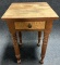 Wonderful Sheraton Single Drawer Dainty Maple Nighstand Ca. 1820s