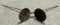 Antique Cast  Wrought Iron Early 1800s American Wafer Waffle w Eagle Insignia