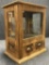 Antique Polarine Cup Grease General Store Counter Top Display Case w Drawers