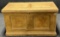 Antique Grain Painted 19th Century Blanket Chest