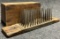 Antique Mid 1800s Flax Comb Hetchel w Original Covered Case