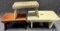 Lot of 3 Antique Late 1800s Small Cricket or Milking Stool Benches