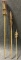 Lot of 3 Original Mid 1800s Spinning Wheel Distaffs