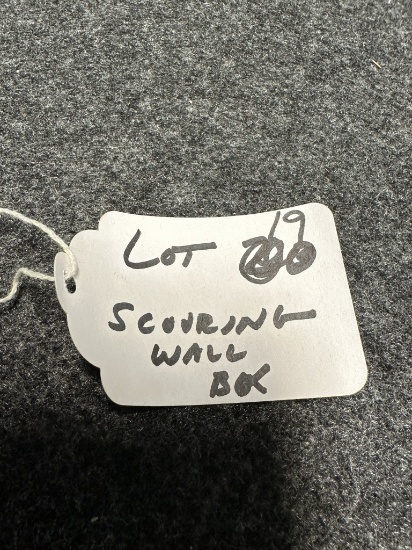 19th Century Scrub Scouring Wall Box Original Surface