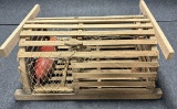Antique Large Wooden Northeast Origin Lobster Trap