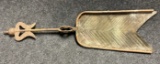 Antique Ball Tip Copper  Cast Iron Weathervane Directional