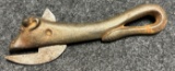 Antique Cast Iron Figural Bulls Head Can Opener