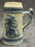 Antique Sleepy Eye Flour Stoneware Mug