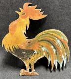 Antique Carnival Wooden Painted Rooster