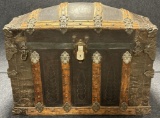 Martin Maier Dome Top Steamer Metal Trunk