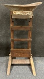 W.H. Smith Pat'd 1866 Antique Rolling Grain Sack Holder