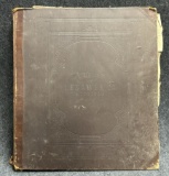 1898 Platte Atlas Map of Lenawee County Michigan