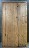 Wonderful Late 1800s Single Door Jelly Cupboard w Square Nail Construction