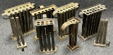 Lot of 8 Mid to Late 1800s Tinsmith Candle Mold