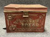 Antique Early 1900s Tollware Bread Box