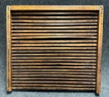 Large Antique Wooden Scrub Box