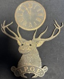 BPOE Solid Brass Figural 9.5