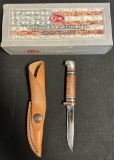 NEW Case & Sons No 00379 Hunter Finn Brown w/ Sheath & Box