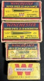 Lot of 4 Vintage Winchester 25-35 Super Speed, 22 High Power, Full 357 Magnum, 25-20 Ammo