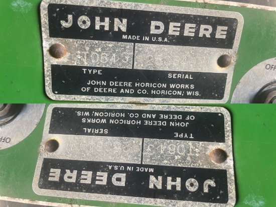 JOHN DEERE 110 RIDING MOWER