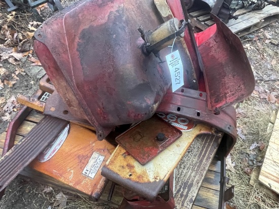 FARMALL 560 PARTS, SKID GRILLS, TANKS, FRAME