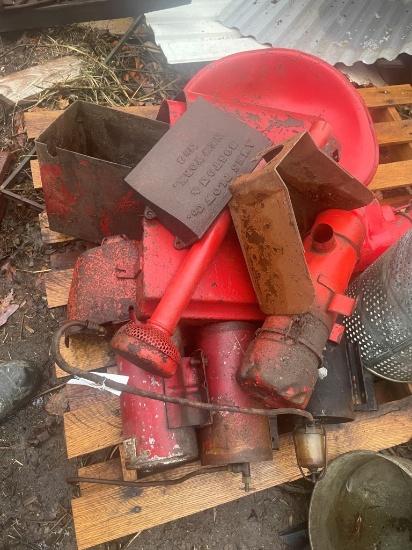 SKID LOT FARMALL STARTR TANKS AND PARTS