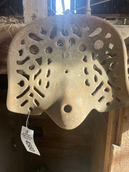 #12 CAST IRON EQUIPMENT SEAT