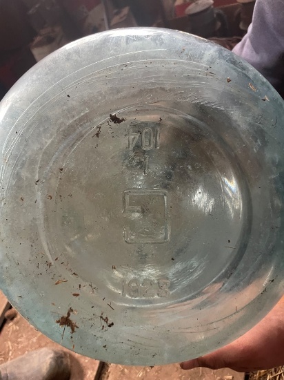 5 GAL GLASS JUG W/ STOPPER
