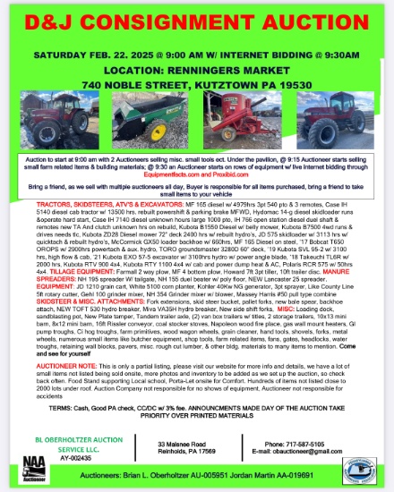 D&J Consignment Auction