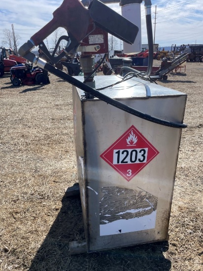 275 Gallon Stainless Steel Fuel Tank