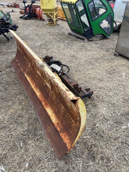 90" Wide Curtis Loader Mount Snowplow