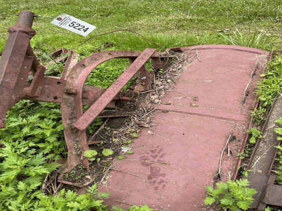 snow plow w frame and misc parts
