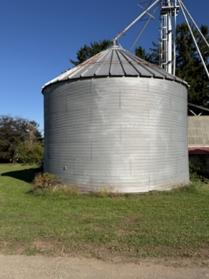 GSI Grain Bin 32' Diameter 17'6" Tall Must be taken apart and removed by bu