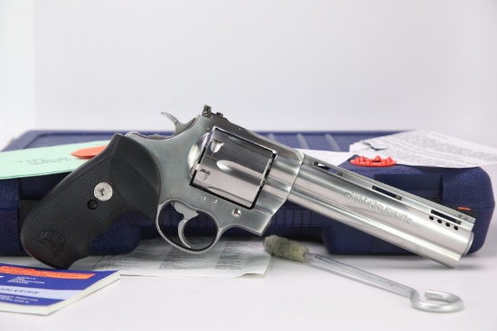 Colt Anaconda MM3060 .44 Magnum Double Action Ported Revolver, Box & Letter