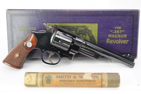 Rick Hacker's Smith & Wesson The .357 Registered Magnum Revolver, Certificate, Tube & Box