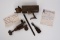 Interesting Harry M. Pope Made Powder Measure Tin with Mounting Bracket