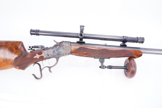 Custom Winchester 1885 Low Wall Schuetzen Falling Block Rifle