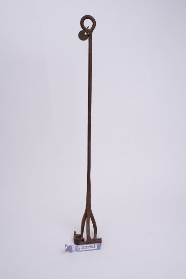 Hand Forged Top Bar T R Branding Iron, California Register 1902