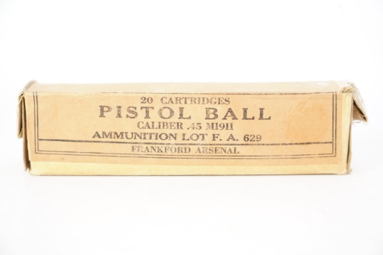 Lot of Four Frankford Arsenal Packets of Vintage Sealed Collectible Ammunition