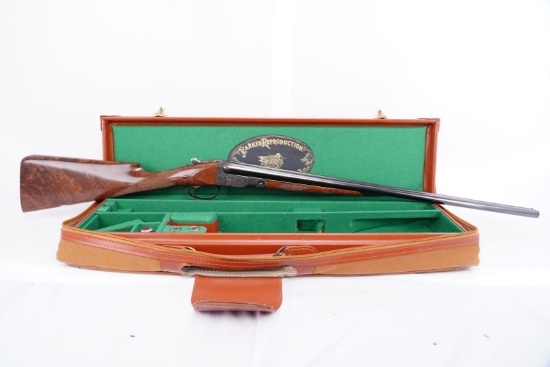 Winchester Parker Reproduction 20 Ga. DHE Grade engraved Shotgun & Case